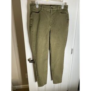 Talbots Jeans Womens 10 Flawless Green High Rise Jeggings Ankle Denim Stretch